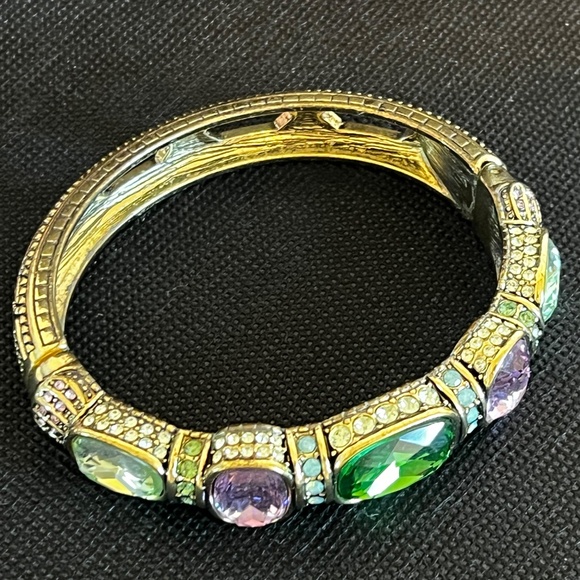 HEIDI DAUS Bracelet Swarovski Crystal Bracelet Slip On - Classic ~Gorgeous! - Picture 7 of 15